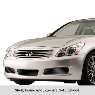 APG® - 3-Pc Black Horizontal Billet Bumper Grille