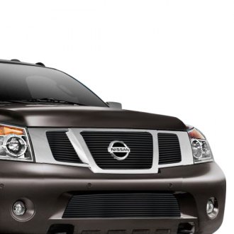 2009 Nissan Armada Custom Grilles Billet Mesh LED Chrome Black