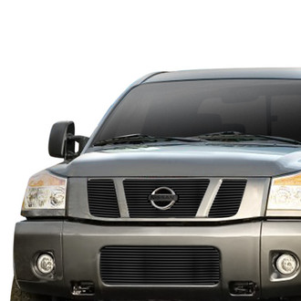 APG® - 4-Pc Black Horizontal Billet Main and Bumper Grille Kit