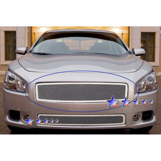 APG® - Chrome Polished 1.8 mm Wire Mesh Main and Bumper Grille Set