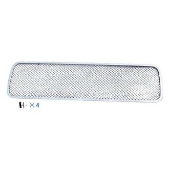 APG® - 1-Pc Plain Weave Style Chrome Polished 1.8 mm Wire Mesh Bumper Grille