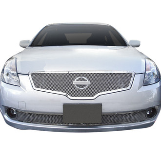 APG® - 1-Pc Chrome Polished 1.8 mm Wire Mesh Bumper Grille