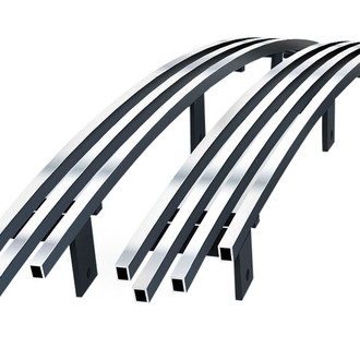 APG® - Polished Horizontal Billet Main and Bumper Grille Set