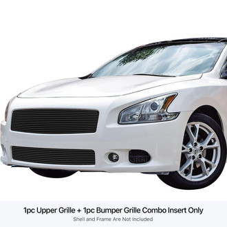 APG® - 2-Pc Black High Density Billet Main and Bumper Grilles