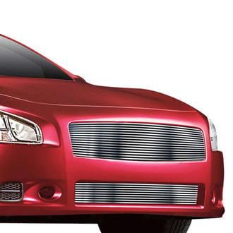 APG® - 2-Pc Chrome Polished 8x6 mm Horizontal Billet Main and Bumper Grille Kit