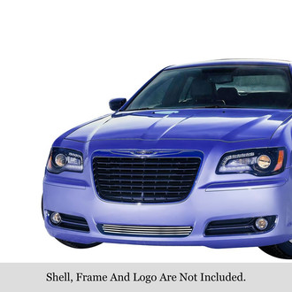 APG® - 1-Pc Chrome Polished 8x6 mm Horizontal Billet Bumper Grille