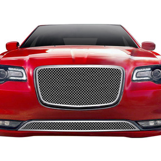 APG® - 1-Pc Chrome Polished 2.5 mm Wire Mesh Bumper Grille