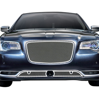APG® - 2-Pc Chrome Polished 2.5 mm Wire Mesh Bumper Grille