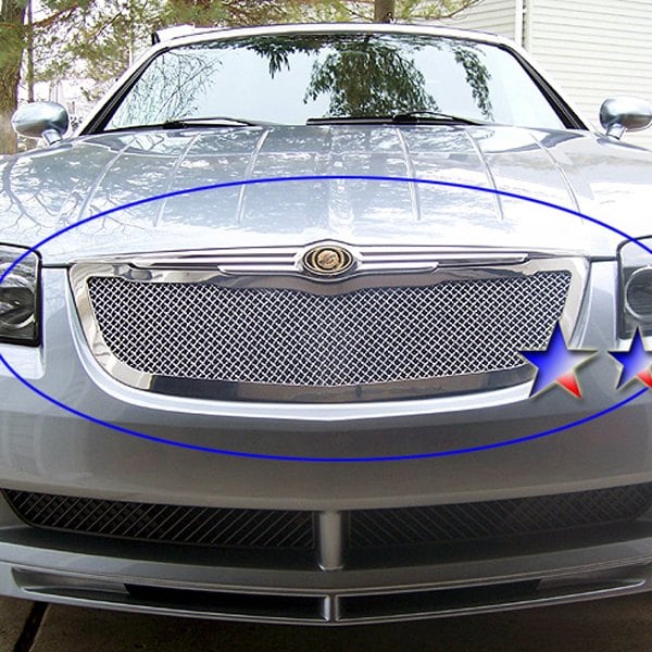 APG® - 1-Pc Chrome Polished 1.8 mm Wire Mesh Main Grille