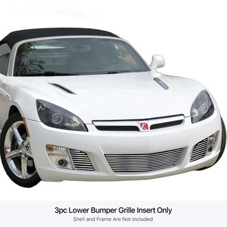 APG® - 3-Pc Polish Horizontal Billet Bumper Grille