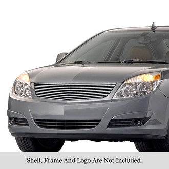 APG® - 1-Pc Silver Hairline 8x6 mm Horizontal Billet Main Grille