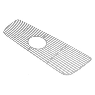 APG® - 1-Pc Sheet Series Silver Hairline Horizontal Bars Punch Laser Cut Main Grille