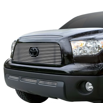 APG® - 4-Pc Chrome Polished 8x6 mm Horizontal Billet Main and Bumper Grille Kit