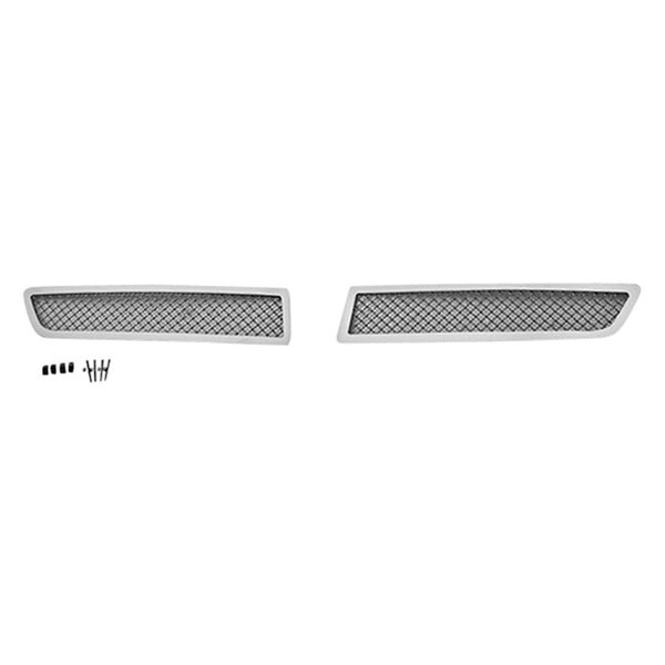 APG® - 2-Pc Chrome Polished 1.8 mm Wire Mesh Bumper Grille