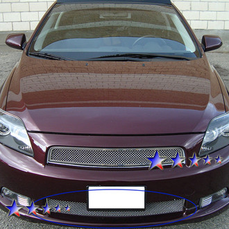 APG® - 1-Pc Chrome Polished 1.8 mm Wire Mesh Bumper Grille