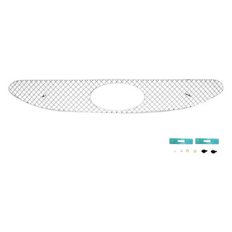 APG® - 1-Pc Chrome Polished 2.5 mm Wire X Mesh Main Grille