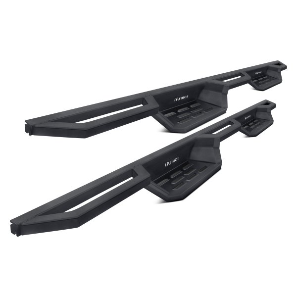 APG® - ST Drop Style Black Rectangular Nerf Bar