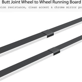APG® - 6" iStep Cab Length Silver Running Boards