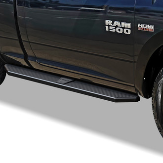 APG® - 6" H Series Wheel-to-Wheel Black Running Boards