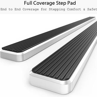 APG® - 6" iStep Cab Length Silver Running Boards