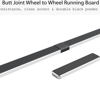 APG® - 6" iStep Cab Length Silver Running Boards