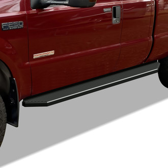 APG® - 6" H Series Wheel-to-Wheel Black Running Boards