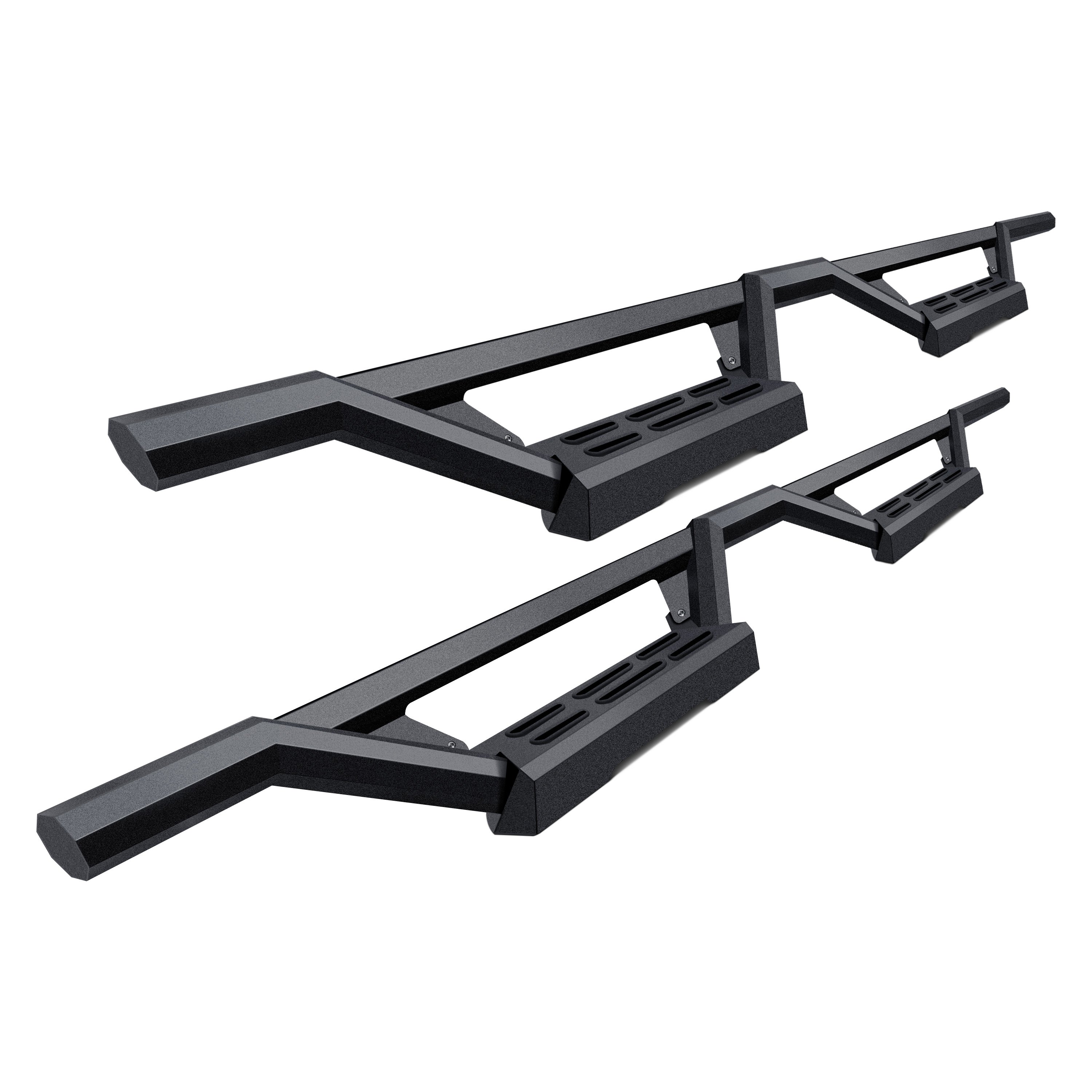 APG® IA04WAG9B M3 Series Drop Down Cab Length Black Octagon Nerf Bars