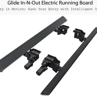 APG® - 5" Power-W Series Cab Length Black Running Boards