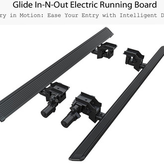 APG® - 5" Power-W Series Cab Length Black Running Boards