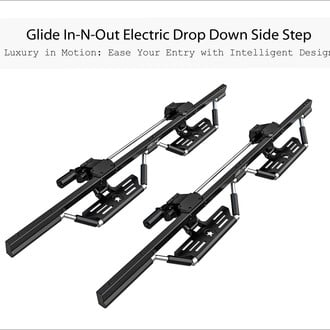 APG® - 5" Power-A Series Black Side Steps