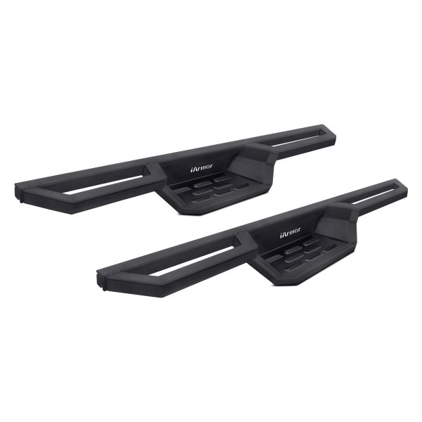 APG® - 6" ST Drop Style Black Rectangular Nerf Bars
