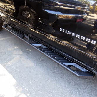APG® - 5" A Series Cab Length Black Running Boards