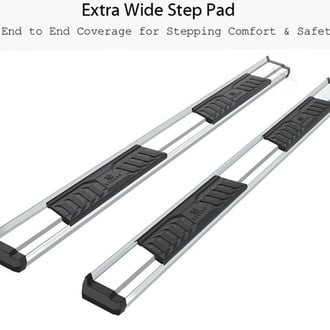 APG® - 6" S Series OE Style Cab Length Polished Running Boards