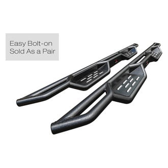 APG® - Drop Down Style Cab Length Black Nerf Bars