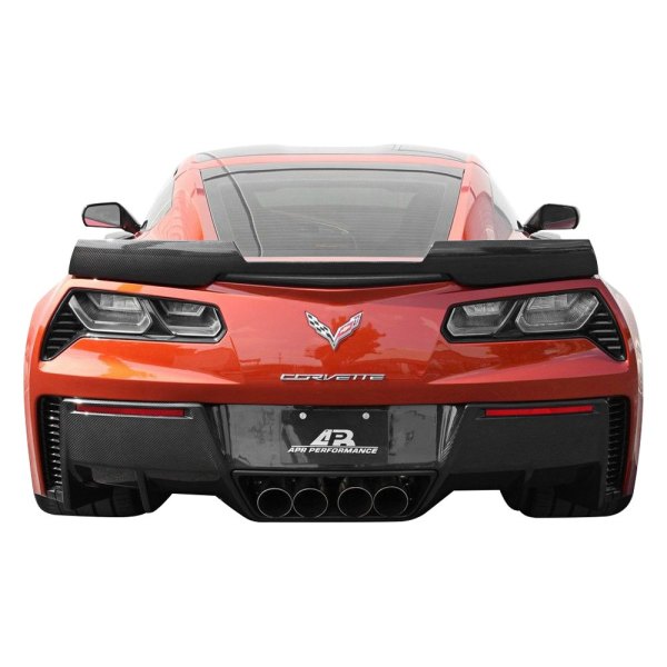 APR Performance® - Track Pack Style Carbon Fiber Rear Deck Spoiler without Wickerbill