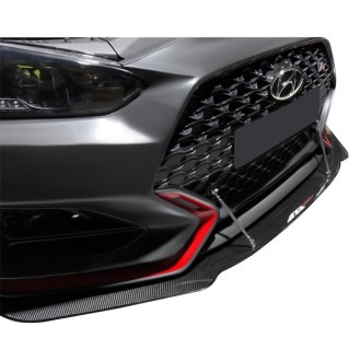 Carbon Fiber Car Front Bumper Lip Body Kit Spoiler Splitter For Hyundai Veloster