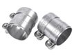 OEM style slip clamps and Torca AccuSeal clamps make the install or removal a snap