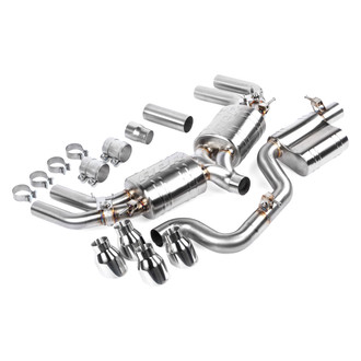 APR® - 304 SS Cat-Back Exhaust System with Quad Rear Exit