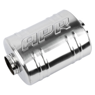 APR® - T304 Stainless Steel Oval Exhaust Muffler (3" Center ID, 3" Center OD, 11.26" Length)