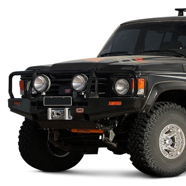 ARB® - Deluxe Full Width Front HD Black Powder Coated Bumper