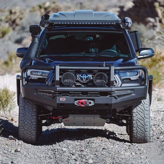 ARB® - Summit MKII Full Width Black Powder Coated Front Winch HD Bumper with Grille Guard