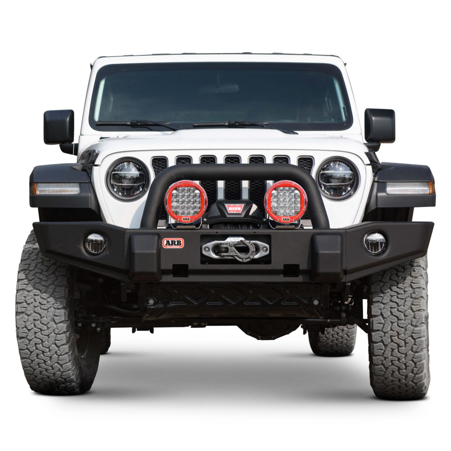 ARB® - Jeep Wrangler 2018 Deluxe Full Width Front Winch HD Bumper with Hoop
