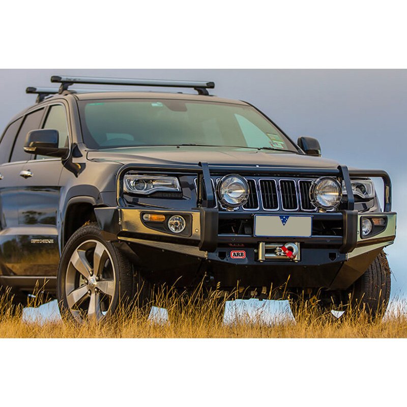 ARB® 3450480 Deluxe Full Width Front Winch HD Bumper with Grille Guard