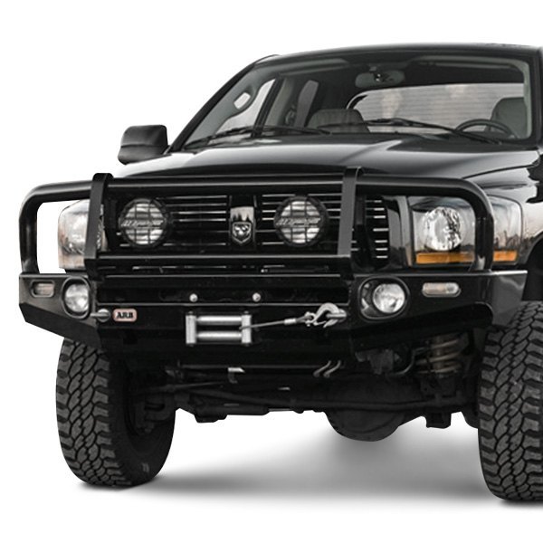 ARB® - Deluxe Full Width Front HD Black Powder Coated Bumper 