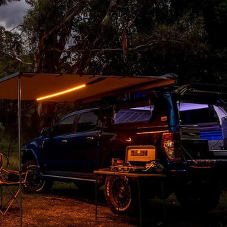 ARB® - 8-1/5' x 8-1/5' Soft Case Awning with Light 2.5m