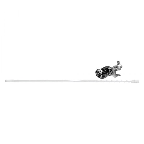 Aries Technology® - 2' White Single Antenna Mirror Mount Kit