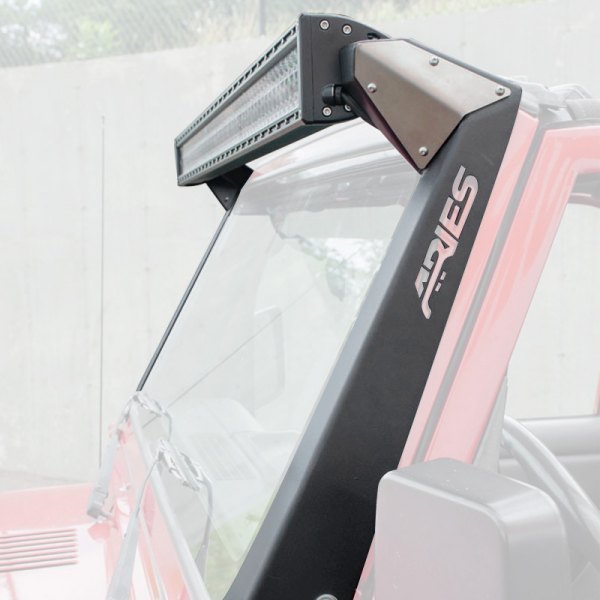 Aries® - Windshield Frame 50" 300W Dual Row Combo Spot/Flood Beam LED Light Bar