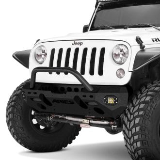 Aries® - TrailChaser™ Mid Width Modular Front Bumper with Hoop