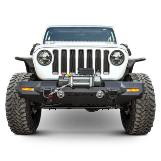 Aries® - TrailChaser™ Mid Width Front Winch Modular Bumper with Fender Flares