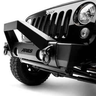 Aries® - TrailCrusher™ Stubby Winch HD Front Bumper
